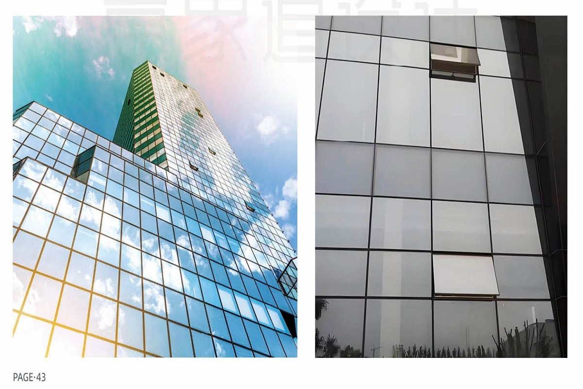 Hidden Frame Curtain Wall Series​\Concealed Frame Glazing System\Frameless Curtain Wall Facade\Minimalist Structural Glazing